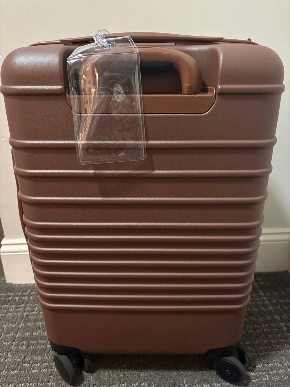 BEIS Compact Carry-On Spinner in Mauve Brown - Picture 2 of 6